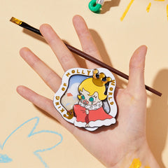 BABY MOLLY When I Was Three! - Fridge Magnet