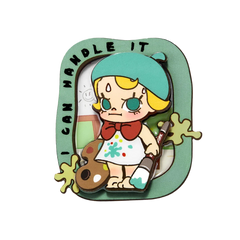 BABY MOLLY When I Was Three! - Fridge Magnet