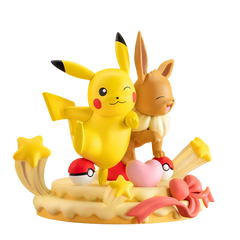 POKEMON Prime Pikachu and Evee Figure
