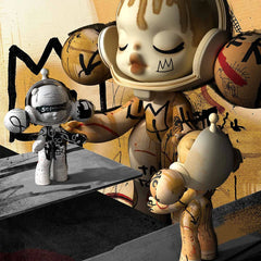 MEGA SKULLPANDA 400% JEAN-MICHEL BASQUIAT