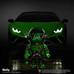MEGA SPACE MOLLY 400% Automobili Green Lamborghini Edition