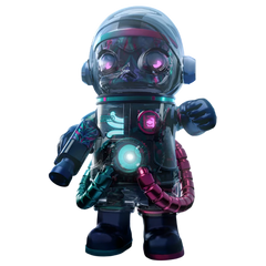 MEGA SPACE MOLLY 400% CLOT MAGENTA ALIENEGRA