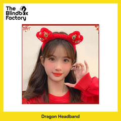 New Year Red Lion Headband