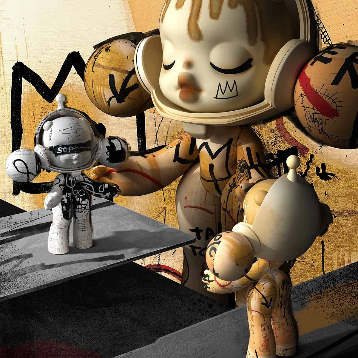 MEGA SKULLPANDA 400% JEAN-MICHEL BASQUIAT – The BlindBox Factory MEGA SKULLPANDA 400% JEAN-MICHEL BASQUIAT – The BlindBox Factory