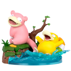 POKEMON Prime Psyduck and Slowpoke Figure